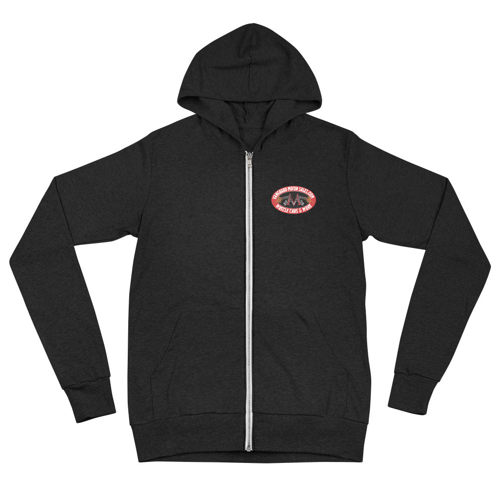 Unisex Lightweight Zip Hoodie